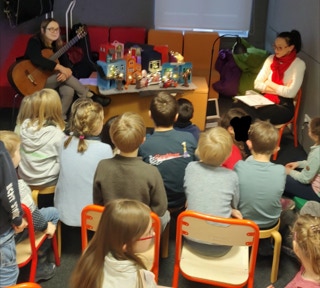 Die Morkis in der Sadtbücherei Kronberg. Katrin Glenz