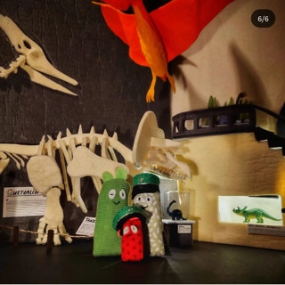 Die Morkis im Dinosauriermuseum